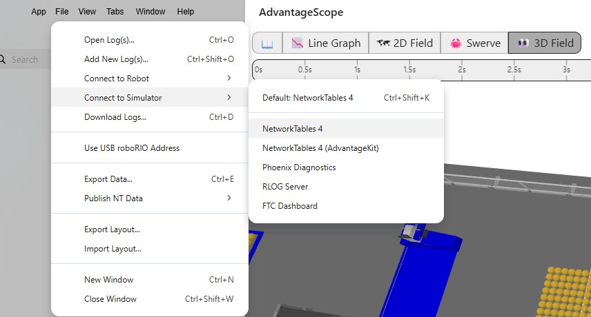 Connect NetworkTables