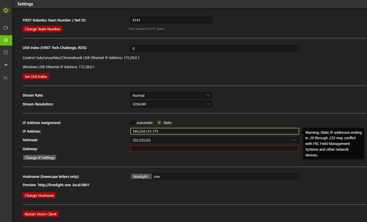 LL dashboard
